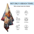 thumbnail image 2 of Watercolor Butterfly Beach Towel, Microfiber Beach TowelsAbsorbent, Compact, Beach Blanket, Lightweight Towel for The Swimming, 2 of 7