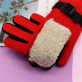 thumbnail image 3 of Guantes de esquí para niños, con forro polar, resistentes al frío, cálidos, para niños y niñas, impermeables, para jugar en la nieve, a prueba de viento, para montar en invierno, 3 of 5