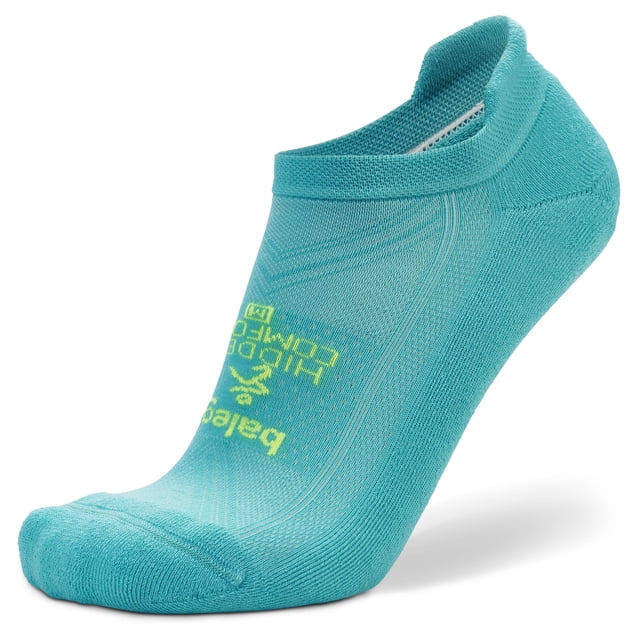 Calcetines Balega Hidden Comfort No Show Verde Agua Neón Talla Pequeña