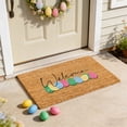thumbnail image 6 of TanSiDing Easter Doormat Absorbent Welcome Floor Mat, Natural Fiber Decorative Rug for Entryway Kitchen Bathroom, Durable Water Resistant Non-Slip Home Decor 50*80cm, 6 of 9