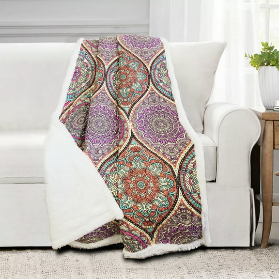 Tamara Quilted Sherpa Throw 50x60