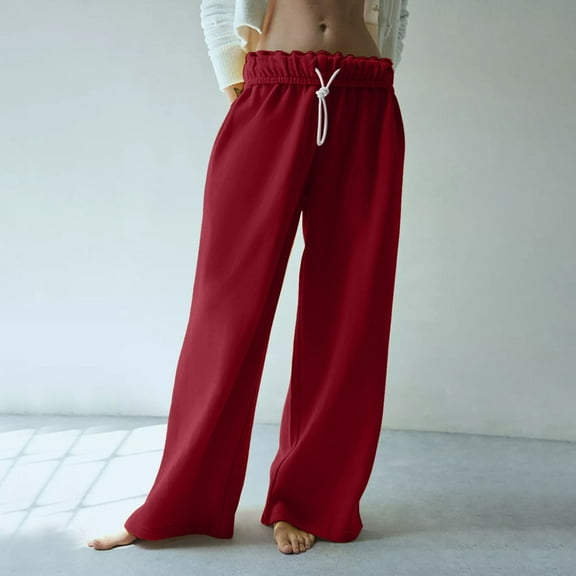 Women's New Open Straight Leg Casual Sports Pants plus Size Dress Pants for Women Business Casual Trouser Pants for Women Drawstring Waist Pants for Women 3x Legging plus All plus Size High Waist