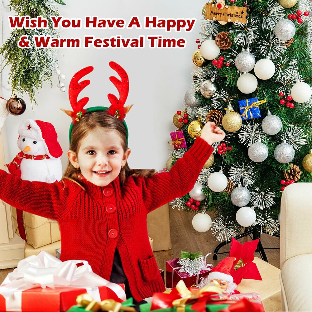 Kepooman 4ft Artificial Christmas Tree Holiday, Christmas Pine Tree for Home, Office, Party Decoration with Pine Cones and Red Berries, Red and Green Kepooman 4ft Artificial Christmas Tree Holiday, Christmas Pine Tree for Home, Office, Party Decoration with Pine Cones and Red Berries, Red and Green