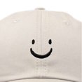 thumbnail image 2 of Dalix Lil Smile Face Cap in Beige, 2 of 5