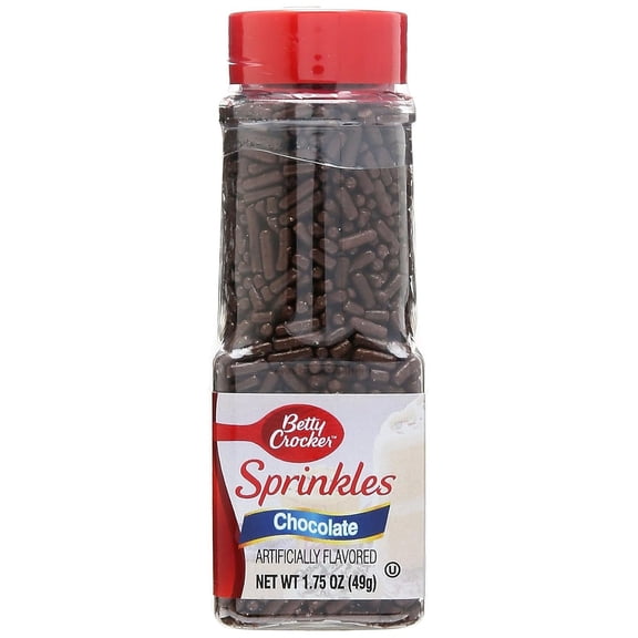 Pack of 6, Betty Crocker Chocolate Sprinkles, 1.75 oz