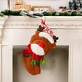 thumbnail image 2 of B Christmas Stocking Gift Bag Santa Claus Design For Kids Candy Toys Holiday Decor Polyester Material 45X28X4 Inches 0.55 Pounds, 2 of 7