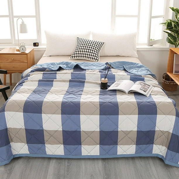 Cama De Verano Lavada Fría Comoda Delgada, Edredón De Dormir Desnudo, Ligero, Plegable, Para Dormitorio, Summer Thin , Edredón Refrigerant, 100% Algodón, Para Oficina,Wsvlmg