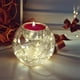 thumbnail image 3 of Portavelas Flotante de Vidrio Translúcido para Velas de Té Navideñas, Ideal para Fiestas, Árboles de Navidad, Bodas, Interiores y Exteriores., 3 of 5