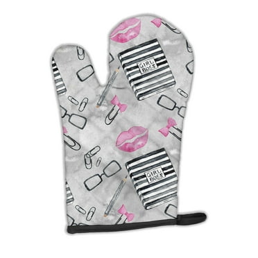 Caroline's Treasures Watercolor Girl Boss Journaling Oven Mitt