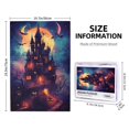 thumbnail image 4 of 1000 pcs Moonlight Pumpkin Lantern Castle 1000 piece Wooden puzzle for adults,Fun Artwork for Adults,beauty Moonlight Pumpkin Lantern Castle High difficulty puzzle 1000 Piece,Stress relieving puzzle, 4 of 6