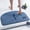 Blue bathroom organizers and storage clearance under $5, variant on kkbbma under $5 Half Round Memory Foam Bath Rugs, Soft Absorbent Semicircle Bathroom Mats, Machine Washable, Carpet Rug Room Decor for Shower Floor