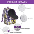 thumbnail image 4 of Unisex Bohemian Backpack: Roomy Boho Bookbag with Front Zipper Pocket for High School, College, Work Commute, Travel, Weekend Getaways, Durable and Versatile, Perfect Gift, 4 of 5
