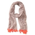 thumbnail image 2 of Aeropostale Womens Neon Tribal Scarf, Pink, Classic (57 To 59 in.), 2 of 2