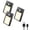 Black, variant on Motion Sensor Night Light, Rechargeable Battery Powered Led Light with Magnetic Suck Installation for Bedroom Hallway Stair Nursery Kids Room (2.68 inch 3000K 3Pack Black)