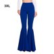 thumbnail image 2 of Sonducket Pantalones de amplia aplicación en varios tamaños disponibles, pantalones acampanados de cintura alta, pantalones acampanados para Prendas para la parte inferior del cuerpo Azul marino 3XL, 2 of 6