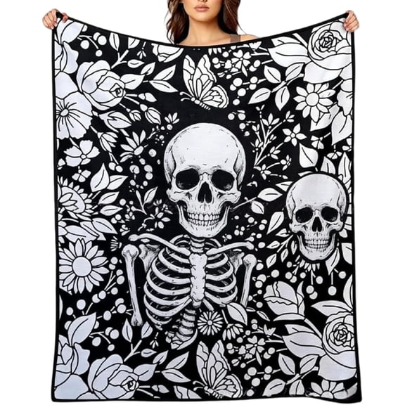 Halloween Coloring Blanket, Adult Coloring Blankets - DIY Kit