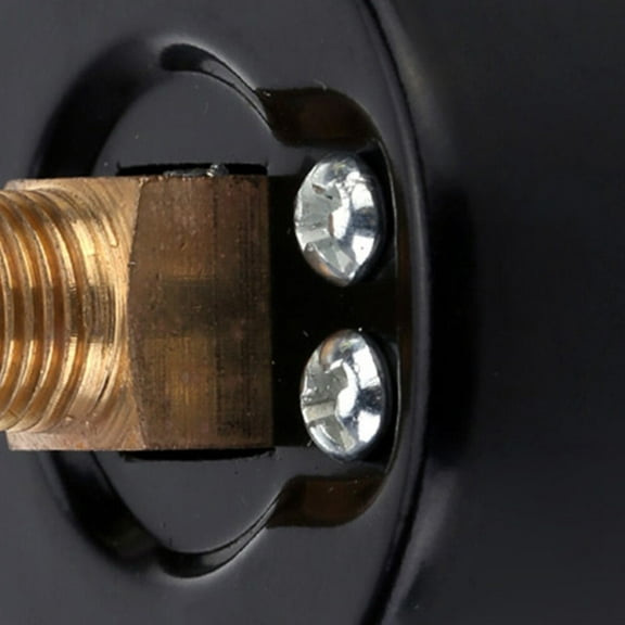 COOPHYA 1Set Cylindrical Silver Metal Vacuum Pressure Gauge for Industrial Use and Field Measurements