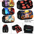 thumbnail image 2 of HETTY Estuche Universal Para Lápices Suministros Escolares Uchiha Itachi Uzumaki Naruto Anime Figura Bolsa De Con Cremallera, 2 of 4