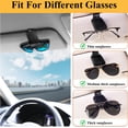 thumbnail image 6 of cyrico 2 Packs Sunglass Holder for Visor, Magnetic Eyeglass Hanging Clip for Car, Black, 6 of 7