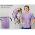 thumbnail image 5 of oneOone Cotton Poplin Pastel Purple Fabric Aeroplane Sewing Craft Projects Fabric Prints By Yard 56 Inch Wide, 5 of 5