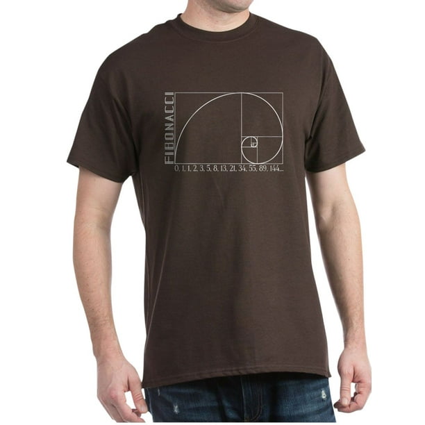fibonacci spiral t shirt