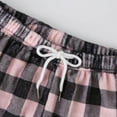 thumbnail image 6 of Difdany Plaid Pajama Pants for Women 2024 Christmas PJs Cotton Lounge Soft Pajamas Nightwear Sleep Bottoms Pink XL, 6 of 8