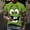 Green, variant on 2025 Men's Halloween Graphic Tee; Funny Graffiti Crewneck T-Shirts, Loose Fit Short Sleeve Novelty Top, Dark Casual Halloween Shirt