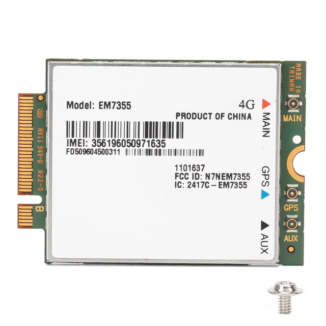 Module Universel 4g Lte Module 4g Lte pour Ordinateur Portable Sans Fil Sierra AirPrime EM7355 Universel Construit en NGFF WWAN Card