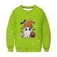 thumbnail image 4 of Ailaofu Women's Halloween Printed Round Neck Casual Sports Long Sleeve Sweatshirt Top Sweatshirt Loose Soft Long Sleeve Pullover Tops, 4 of 6