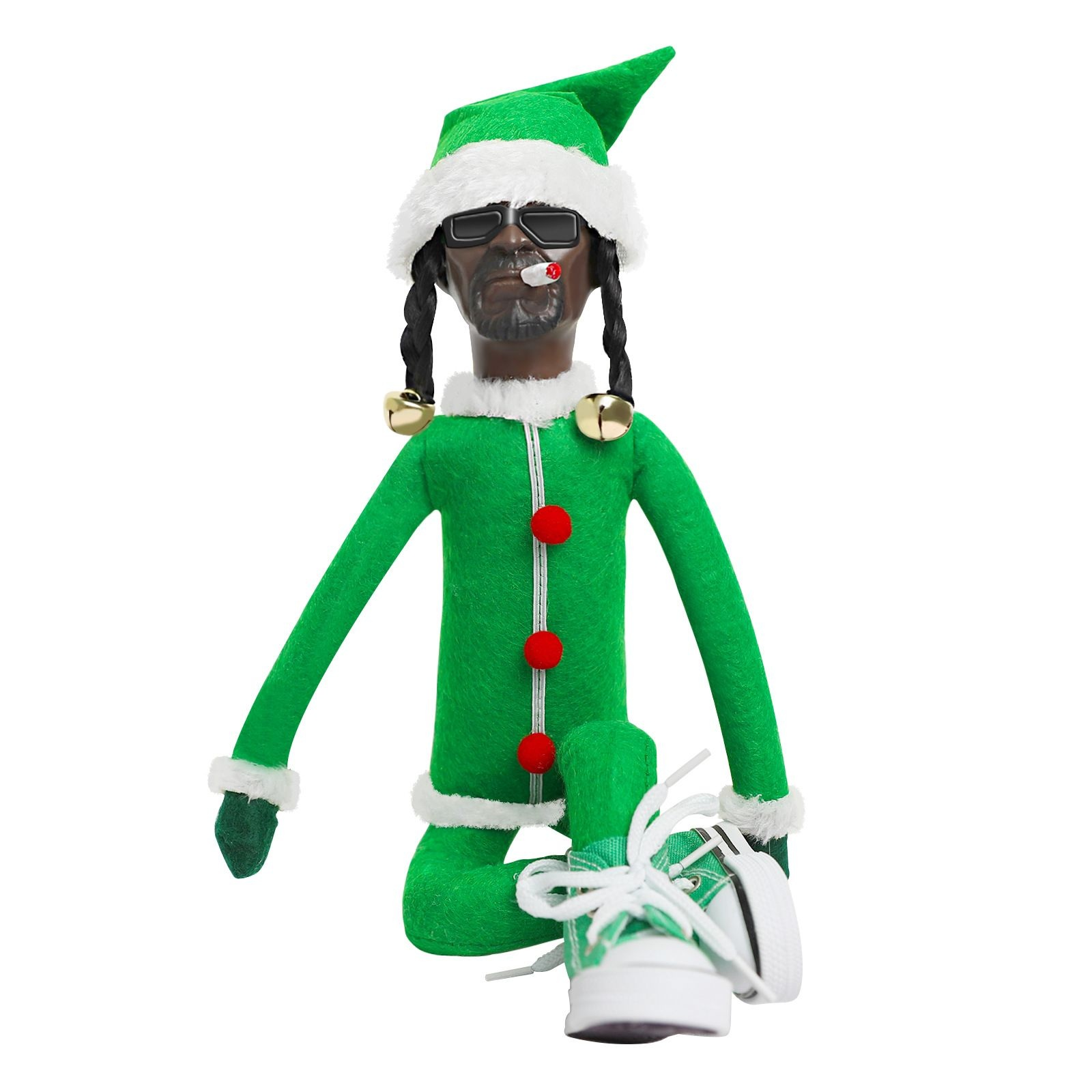 Snoop Dogg on a Stoop Christmas Elf Doll, 12
