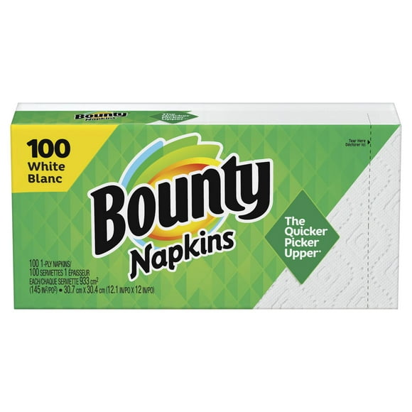 Bounty Paper Napkins, White