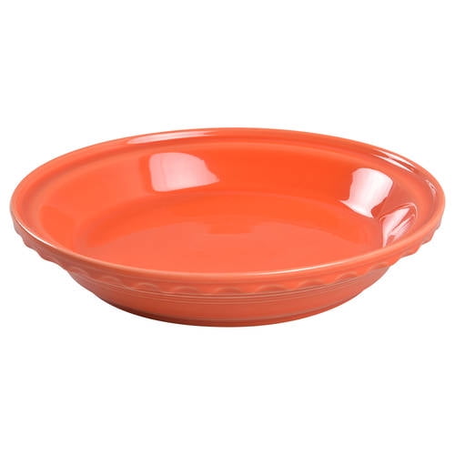 Open Box Homer Laughlin Fiesta Poppy (Intro 2014) Pie Baking Plate 10353225
