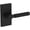 Satin Black, variant on Baldwin ENLKFCFR044 Lake Forest Single Cylinder Keyed Entry Door Lever Set - Brass
