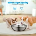 thumbnail image 5 of TiokMc 2L Stainless Steel Pet Water Fountain, 360° Cat and Dog Water Dispenser with 5 Replacement Filters, Silent Pump, Multi-Pet Drinking Bowl for Cats, Dogs, and Small Animal, 5 of 8