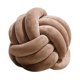 thumbnail image 5 of almohada de bola de nudo,Almohada de bola de nudo suave,almohada anudada de tiro redondo,Almohada de tiro Cojín Almohada de felpa Juguete de peluche,Sillas de cama de utilería de marrón, 5 of 9