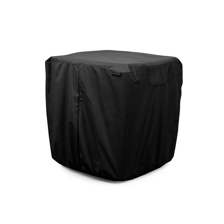 

Covermates Air Conditioner Cover - Heavy-Duty Polyester Weather Resistant Elastic Hem AC & Equipment-Ripstop Black