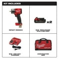 thumbnail image 2 of Milwaukee 2960-22CT 18V 3/8" Cordless Mid Torque Impact Wrench Kit with (2) 2.0Ah Batteries, Charger & Tool Bag, 2 of 13