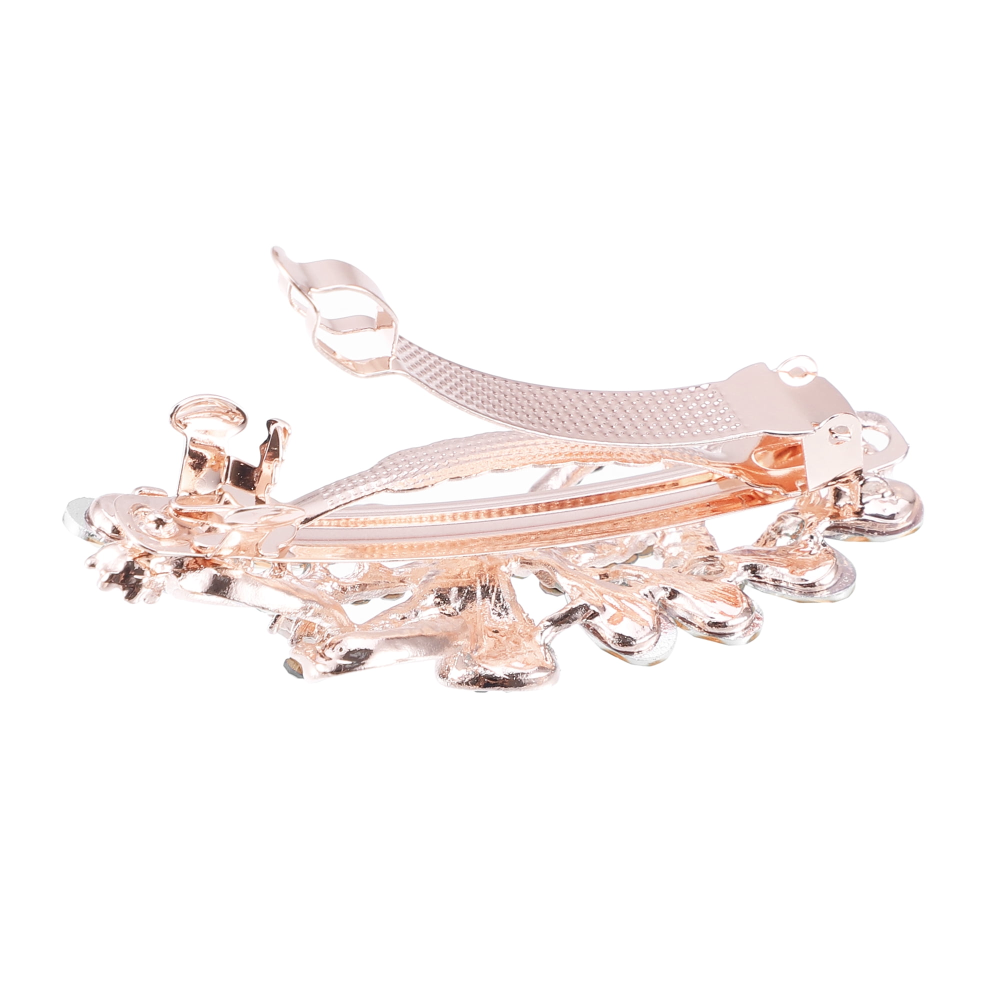 3 Pcs Hair Barrettes Hair Accessories for Women Sparkly Glitter Rhinestones Hair Clips Champagne