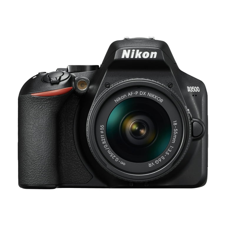 Nikon D3500 DSLR with AF-P DX Nikkor 18-55mm f/3.5-5.6G VR Lens