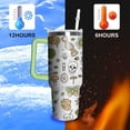 thumbnail image 4 of 40oz Biology Teacher Gifts Bio Tumbler with Handle and Straw, Biological Stainless Steel Insulated Cup with Lid, Travel Coffee Mug Water Bottle, Birthday Gifts for Women Men, 4 of 6