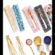 thumbnail image 2 of Juego de 28 pinzas para el pelo de resina acrílica con perlas de macarrón, accesorios bohemios elegantes para el pelo, herramientas de estilismo para la cabeza, regalos, 2 of 5