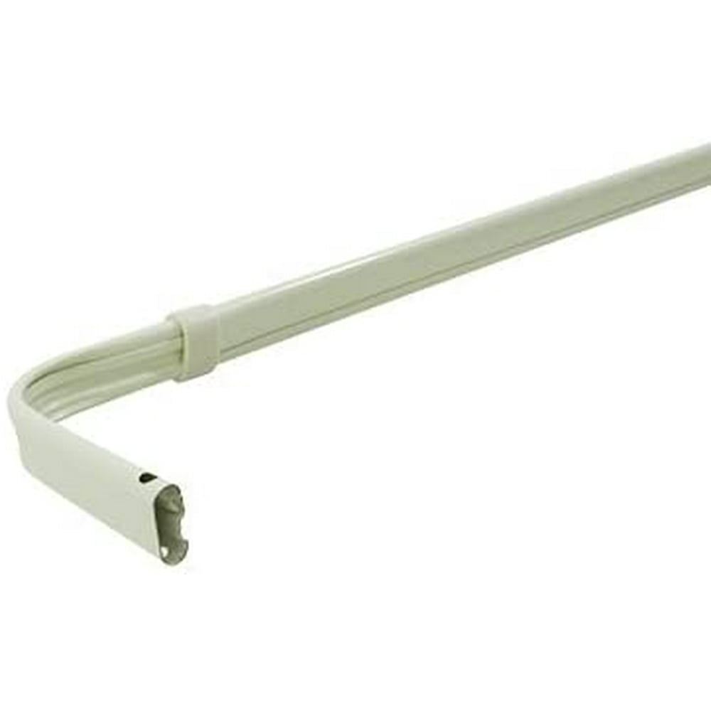 LockSeam Single Curtain Rod Extends 4884 inches Projection 31/2