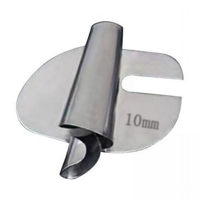 jifeng 2xSewing Pied Ourleur Roulé Remplacement Pied de Compression de l'Ourlet Robuste 10mm