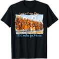 thumbnail image 2 of 100% Cotton Unisex Walk for Peace Monk 2300 Miles Love in Every Step T-Shirt, 2 of 5