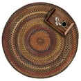 thumbnail image 2 of Capel Rugs American Heritage Woodstone 8' Round Braided Rug - Versatile Indoor Area Rug for Bedroom, Kitchen, Farmhouse, 2 of 5