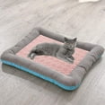 thumbnail image 2 of Dog Self Cooling Mat Pet Washable Summer Pads Blanket Hot Weather Sleeping Kennel Mat,Ice Silk Sleep Mat Pad Non-Toxic Breathable Sleep Bed for Large Dogs Cats No Water, 2 of 5