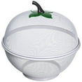 thumbnail image 1 of 2203 Apple Shapped Fruit and Vegetable Basket,10 Inch,White, 1 of 3
