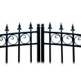 thumbnail image 6 of ALEKO Prague Style Steel 18 ft Swing Dual Driveway Gate with Pedestrian Gate, 6 of 12
