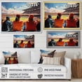 thumbnail image 4 of Designart "Applause Reverberating Stadium I" Stadiums Wall Art Living Room, 4 of 7