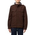 thumbnail image 1 of Chaqueta utilitaria con capucha Levi's de algodón canvas y sherpa, talla L, 1 of 3